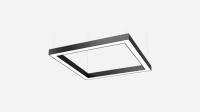 Светильник подвесной квадратный черный SILED CUADRA-PROF  520х520х50х70 (50 Вт)