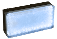 Светодиодная брусчатка 200x100x60 мм, STANDART, цвет свечения: Белый (холодный), производство: Россия