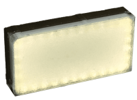 Светодиодная брусчатка 200x100x45 мм, LITE, цвет свечения: Белый (теплый), производство: Россия