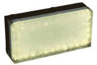 Светодиодная брусчатка 200x100x60 мм, STANDART, цвет свечения: Белый (теплый), производство: Россия