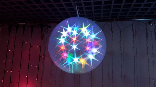 Фигура Светодиодный шар Lucky star D6033 d300 мм мультиколор RGB