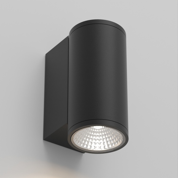 Светильник LGD-FORMA-WALL-R90-12W Warm3000 (BK, 44 deg, 230V) (Arlight, IP54 Металл, 3 года)