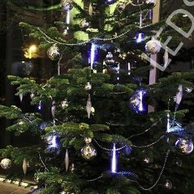 Гирлянда Тающие сосульки комплект 10х50 см 30 LED синий