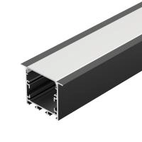 Профиль LINIA49-F-M-3000 BLACK (Arlight, Алюминий)