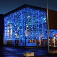 Cветодиодная гирлянда занавес LC-5324 WS 2х5 м 1272 LED IP54 синий