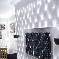 Гирлянда светодиодная сетка D2061 BS 2х0,6 м 120 LED теплый белый