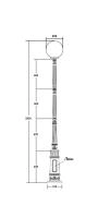 Фонарный столб YAOHUA LUX, Черный с золотой патиной, Классика, 88210PG Е7 Gb Фонарный столб YAOHUA LUX, Черный с золотой патиной, Классика, 88210PG Е7 Gb