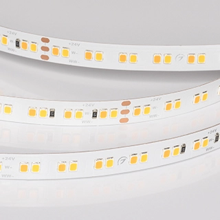 Лента UL-A160-10mm 24V Warm-MIX (15 W/m, IP20, 5m) (Arlight, Изменяемая ЦТ)