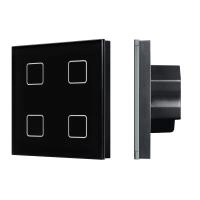 INTELLIGENT ARLIGHT Сенсорная панель DALI-301-11-IN Black (BUS/24V, Backlight) (IARL, IP20 Пластик, 5 лет)
