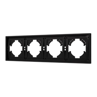 Рамка пластиковая FRM-TENDO-SFPL-4-BK (Arlight, -)