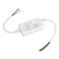 Диммер ARL-SIRIUS-TUYA-RGBW-SUF Slim (12-24V, 4x1.5A, 2.4G) (Arlight, IP20 Пластик, 3 года) Диммер ARL-SIRIUS-TUYA-RGBW-SUF Slim (12-24V, 4x1.5A, 2.4G) (Arlight, IP20 Пластик, 3 года)