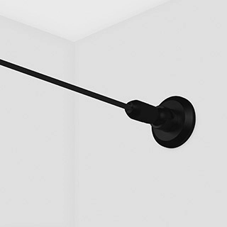Лента-трос STINGRAY-R2-IC-A120 24V BLACK Day4000 (9.6 W/m, IP20, 10m) (Arlight, Сталь+Алюминий)