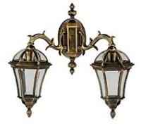 Настенный светильник YAOHUA LUX, Черный с золотой патиной, Классика, 95202S 2 15L Gb