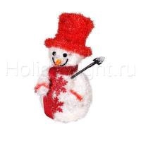 Светодиодная фигура Снеговик 1187L H35 см белый