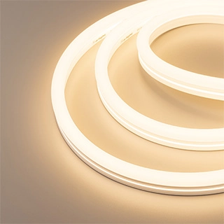 Лента герметичная MOONLIGHT-SIDE-X336-12x24mm 230V Warm2700 (11 W/m, IP65, 50m, wire x1) (Arlight, Грибовидная форма)