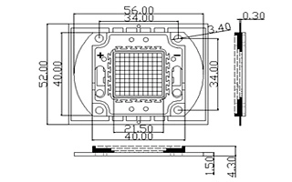 Мощный светодиод ARPL-30W-EPA-5060-WW (1050mA) (Arlight, -)