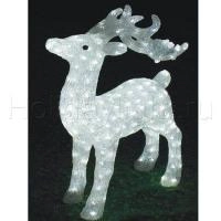 Фигура Олень светодиодная D6004 H75 см 240 LED белый