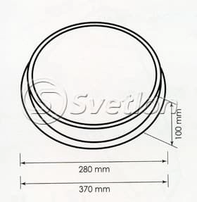 Светильник потолочный, настенный, BA100-44