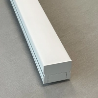 Светильник линейный светодиодный  подвесной, HB5536, LED SMD 36W  4000К уг.270° 120см, белый, черный