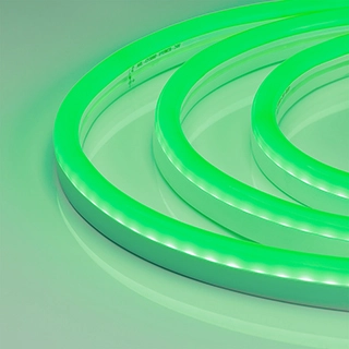 Образец Гибкий неон ARL-NEON-2615GH-SIDE 230V Green (Arlight, 8 Вт/м, IP65)