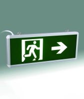 Светильник "Световой указатель", MBD-200N Е15, 220V 3W 6LED белого цвета, серый