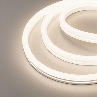 Лента герметичная MOONLIGHT-SIDE-X336-12x24mm 230V Day4000 (10 W/m, IP65, 50m, wire x1) (Arlight, Вывод прямой, 3 года)