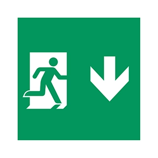 Пиктограмма EMGP-MARK-MA-DOWN (Человек, Вниз) (Arlight, Пластик)