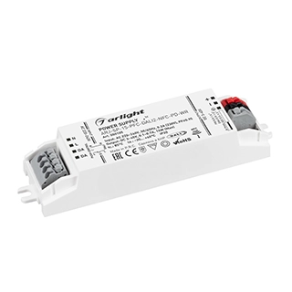 Блок питания ARJ-SP-15-PFC-DALI2-NFC-PD-WR (15W, 3-45V, 0.1-0.7A) (Arlight, IP20 Пластик, 5 лет) Блок питания ARJ-SP-15-PFC-DALI2-NFC-PD-WR (15W, 3-45V, 0.1-0.7A) (Arlight, IP20 Пластик, 5 лет)