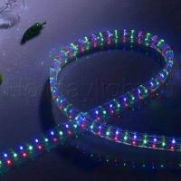 Дюралайт светодиодный чейзинг 3PRLL-100 LED Flat (220V, 72 LED/m, 100m) желтый