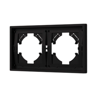 Рамка пластиковая FRM-TENDO-SFPL-2-BK (Arlight, -)