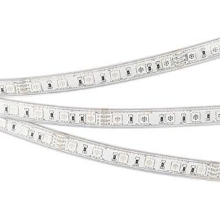 Лента герметичная RTW-PU-B60-12.5mm 24V RGB (14.4 W/m, IP68, Wire 2m, 5m) (Arlight, -)