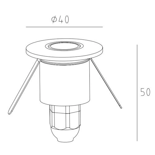 Встраиваемый светильник OASIS LIGHT, Серебристый, Модерн, W12691 SS Встраиваемый светильник OASIS LIGHT, Серебристый, Модерн, W12691 SS