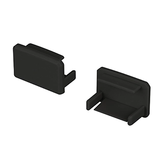 Заглушка SILER BLACK глухая (Arlight, Пластик)