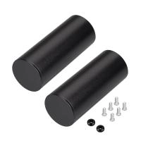 Заглушка ROUND-D36-360 BLACK с отверстием (Arlight, Металл)