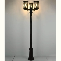 Светильник садово-парковый "Урмия", G3840-3M, 3*Е27 3*10W  IP44  р=2,56m, черный