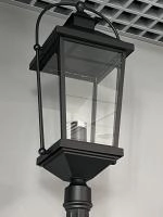 Светильник садово-парковый "Ларго", G4680-2, 2*Е27 2*100W  IP44  h=2.9m, черный