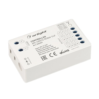 Контроллер ARL-SIRIUS-RGBW-SUF (12-24V, 4x4A, 2.4G) (Arlight, IP20 Пластик, 3 года)
