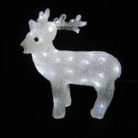 Фигура Олень светодиодная D6013 H35 см 40 LED белый