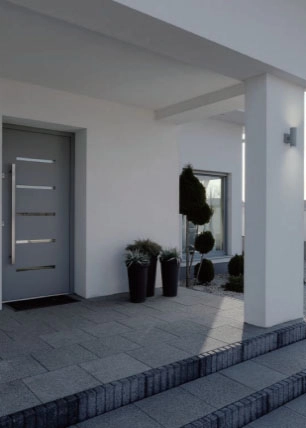 Уличный настенный светильник 7092 матово-черный