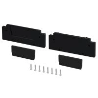 Заглушка STRETCH-41-CEIL-CENTER BLACK (Arlight, Алюминий)