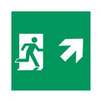 Пиктограмма EMGP-MARK-MA-RUP (Человек, Вверх-Вправо) (Arlight, Пластик)