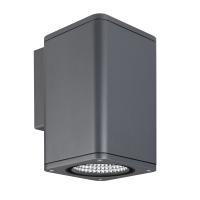 Светильник LGD-EVO-WALL-S100x100-12W Warm3000 (GR, 44 deg, 230V) (Arlight, IP54 Металл, 3 года)