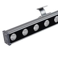 Линейный прожектор AR-LINE-760-18W Warm3000 (GR, 15x60 deg, 230V) (Arlight, IP65 Металл, 3 года)