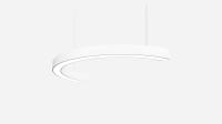 Подвесной светильник полукруг белый SILED NIMBUS-HALF 900х450х100х60 (32 Вт)
