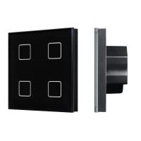 INTELLIGENT ARLIGHT Сенсорная панель DALI-301-11-IN Black (BUS/24V, Backlight) (IARL, IP20 Пластик, 5 лет)