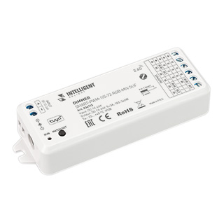 INTELLIGENT ARLIGHT Диммер SMART-PWM-105-72-RGB-MIX-SUF (12-24V, 5x3A, ZB, 2.4G) (IARL, Пластик)