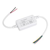 Диммер ARL-SIRIUS-TUYA-RGBW-SUF Slim (12-24V, 4x1.5A, 2.4G) (Arlight, IP20 Пластик, 3 года) Диммер ARL-SIRIUS-TUYA-RGBW-SUF Slim (12-24V, 4x1.5A, 2.4G) (Arlight, IP20 Пластик, 3 года)