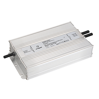 Блок питания ARPV-LG24600-PFC-A (24V, 25A, 600W) (Arlight, IP67 Металл, 5 лет)