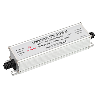 Блок питания ARPV-36100-A1 (36V, 2.78A, 100W) (Arlight, IP67 Металл, 3 года)