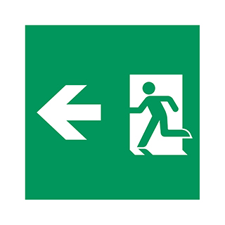 Пиктограмма EMGP-MARK-MA-LEFT (Человек, Влево) (Arlight, Пластик)